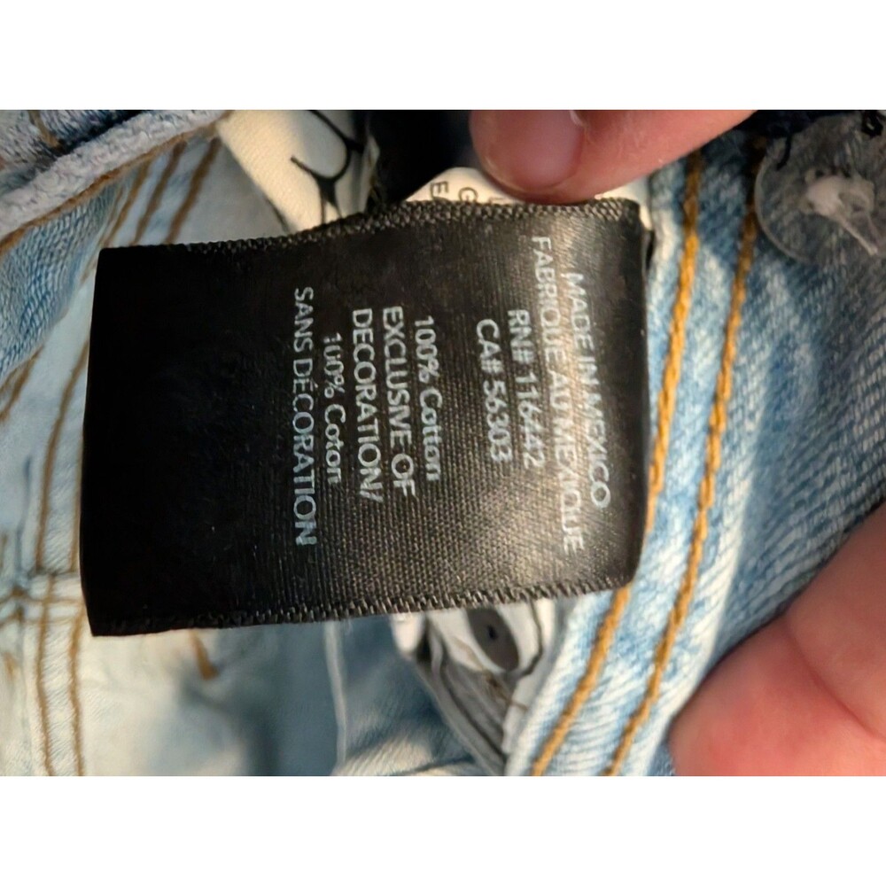 EMPYRE Skater Jeans 25 Light Wash Loose Fit Baggy Denim Y2K Streetwear Mens - Picture 10 of 12